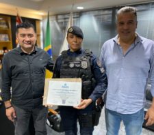 Romu da GCM de Suzano celebra quatro anos de atuação