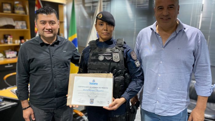 Romu da GCM de Suzano celebra quatro anos de atuação