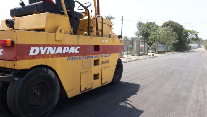 Obras de recapeamento da avenida Jaguari estão em fase de conclusão