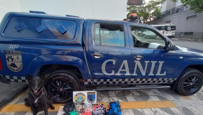 GCM apreende 2,6 mil porções de drogas na sexta-feira e no sábado
