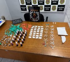Romu apreende drogas no Jardim Alterópolis