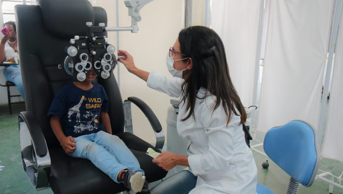 ‘Boa Visão’ alcança marca de 24 mil crianças examinadas na rede municipal de ensino