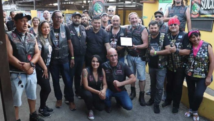 Prefeito parabeniza Dragões Moto Clube pelo aniversário de 25 anos