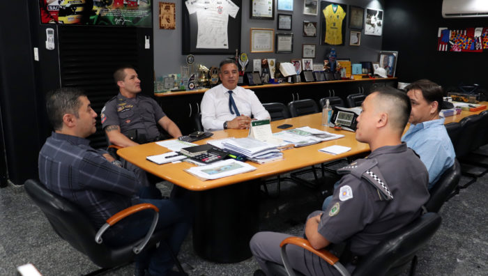 Prefeito recebe visita do novo comandante do 32º Batalhão da Polícia Militar