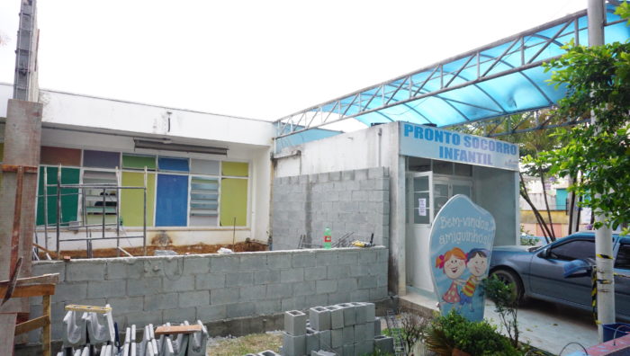 Prefeito vistoria reforma do Pronto-Socorro Infantil