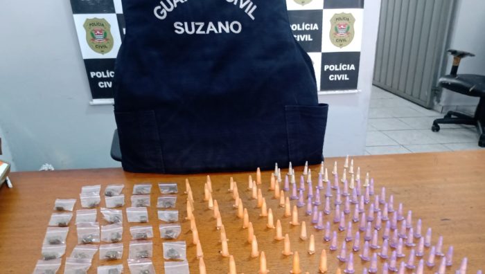 GCM localiza drogas durante patrulhamento no Jardim Casa Branca