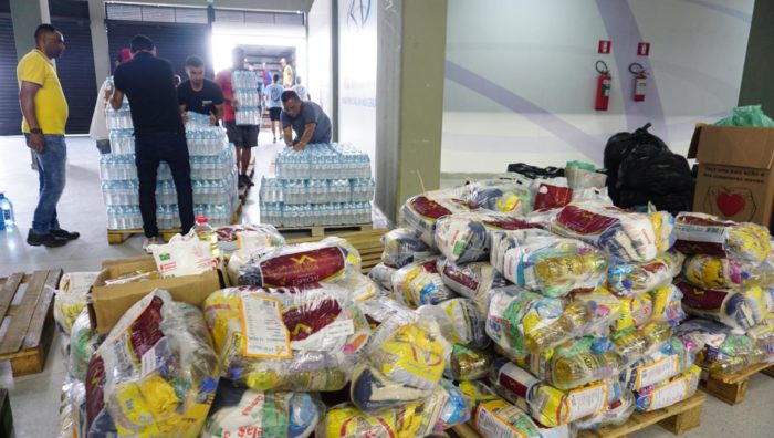 Fundo Social recebe doação de 1,2 tonelada de alimentos para famílias do litoral norte