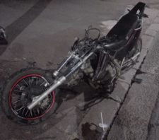 Romo prende homem acusado de roubo após acidente com moto
