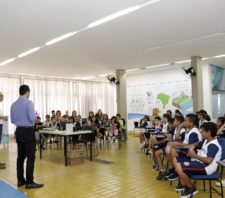 Alunos aprendem sobre a importância da água em visita à estação de tratamento