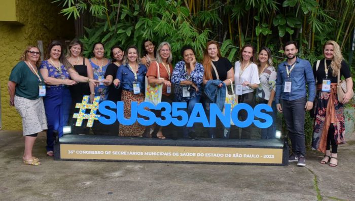 Secretaria de Saúde de Suzano participa de congresso no interior de São Paulo