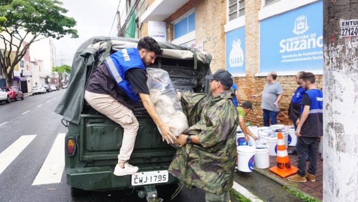 Suzano supera três toneladas de alimentos arrecadados para famílias afetadas pelas chuvas