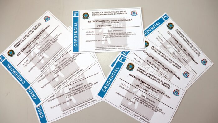 Suzano adota nova credencial para estacionamento em vagas especiais