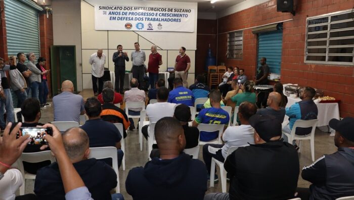 Prefeito prestigia anúncio da nova diretoria do Sindicato dos  Metalúrgicos
