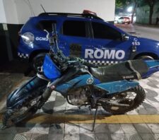 Romo prende suspeito de receptação e recupera moto