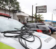 Secretaria de Transporte flagra furto de cabo em semáforo na Marginal do Una