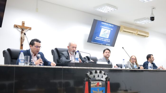 Secretaria de Finanças presta contas do 1º quadrimestre na Câmara