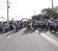 Secretaria de Transporte realiza ‘1ª Motociata de Suzano’ com foco na segurança