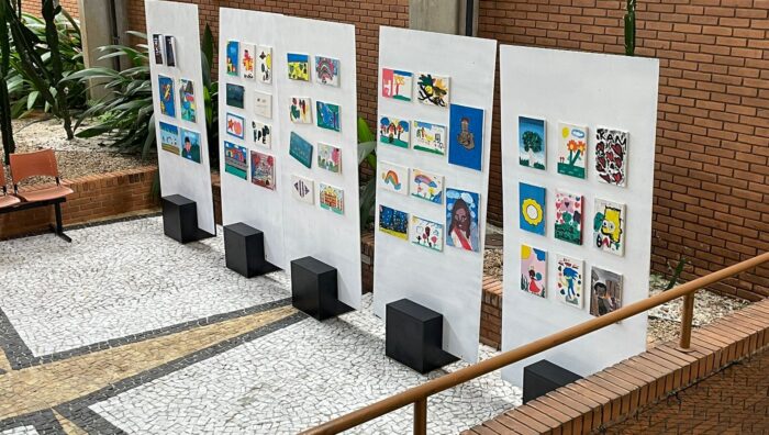 Mostra ‘Olhares da Infância’ apresenta obras de alunos do Boa Vista