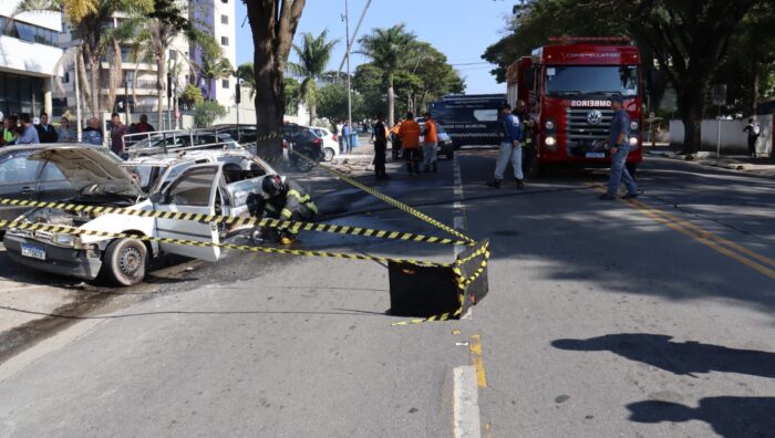 GCM de Suzano prende acusado de incendiar veículo em frente ao Centrus