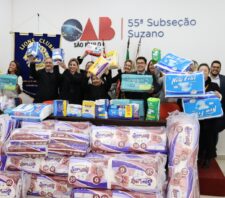 Fundo Social recebe 6,7 mil fraldas arrecadadas pela OAB Suzano