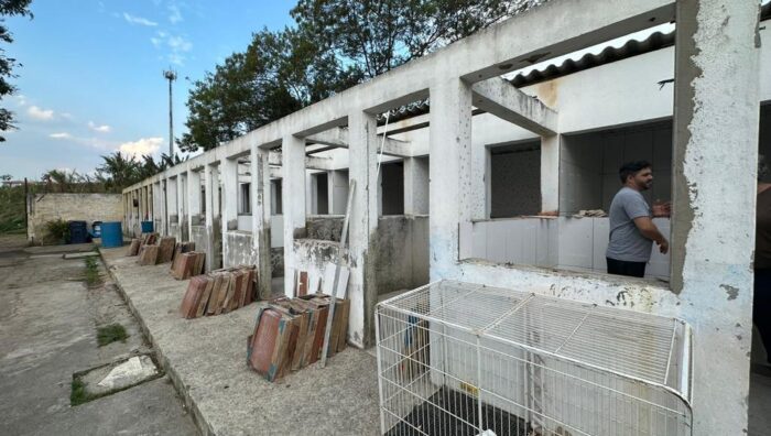 Secretário de Saúde vistoria obras de reforma do Canil Municipal