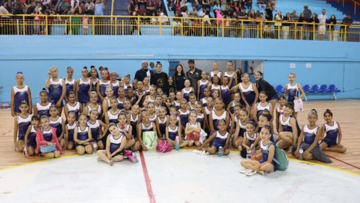 Portelão recebe primeira edição de evento de ginástica rítmica
