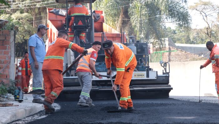 Pavimentação na estrada do Furuyama avança mais 700 metros