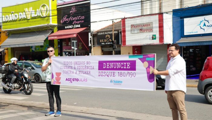 Assistência Social promove ‘adesivaço’ sobre violência contra a mulher