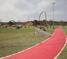 Praça do Sol Nascente passa por serviços de revitalização