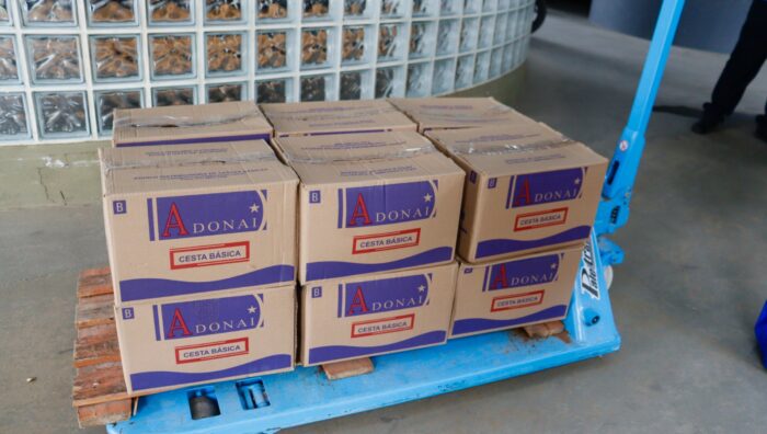 Fundo Social recebe doação de 252 quilos de alimentos