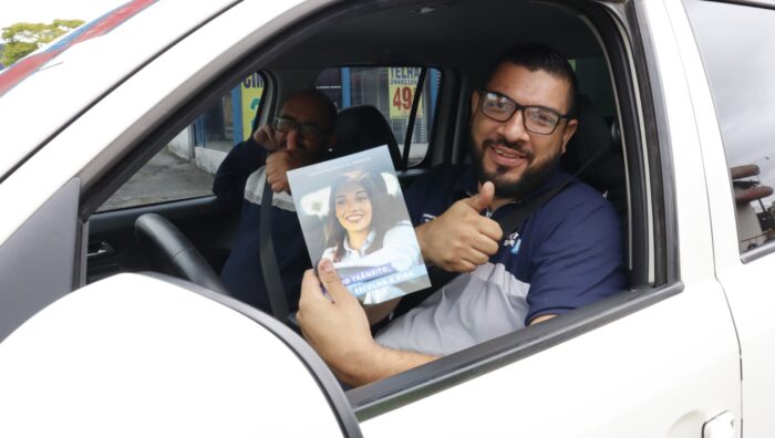 Transporte realiza ação de educação e conscientização no trânsito