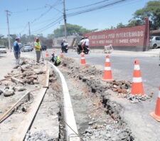 Trecho da avenida Francisco Marengo passa por revitalização