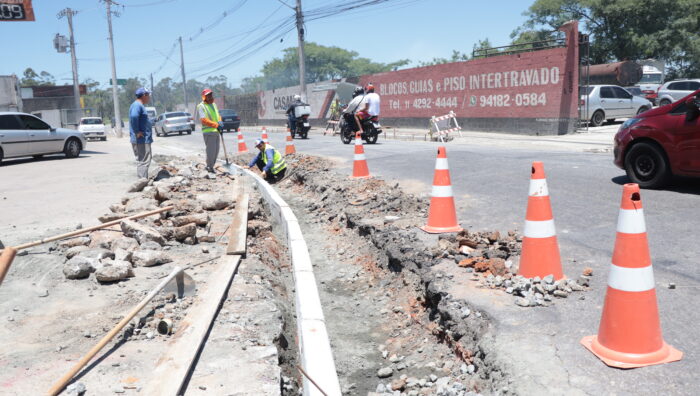 Trecho da avenida Francisco Marengo passa por revitalização
