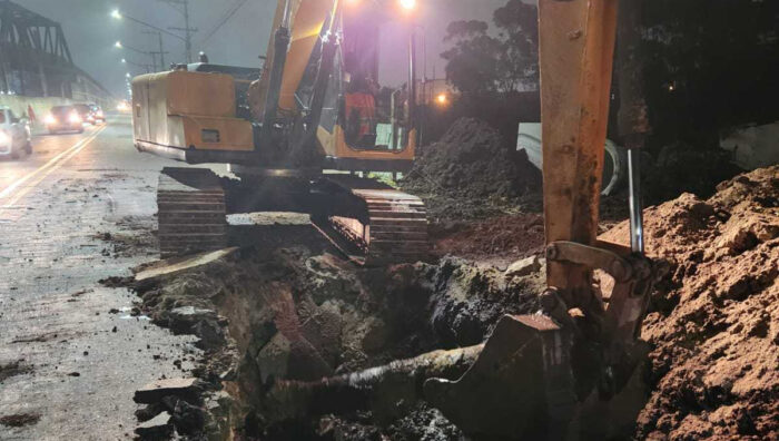 Novas tubulações vão garantir melhoria da drenagem da chuva na região da Vila Amorim