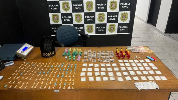 Romu localiza 240 porções de drogas no Jardim Cacique