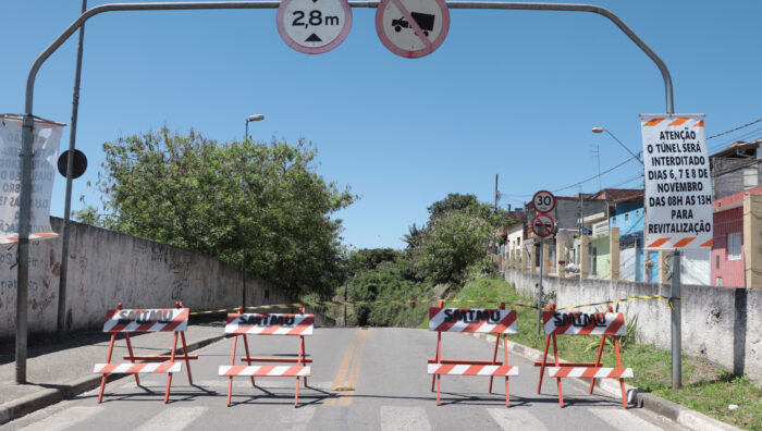 Túnel do Jardim Maitê passa por serviços de revitalização