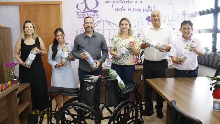 Fundo Social recebe doação de cadeiras de rodas da SPMar