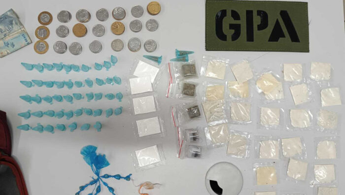 GCM localiza 107 porções de drogas no Jardim Leblon