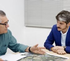 Secretário de Governo vai ao DER para discutir instalação de rotatória na Índio Tibiriçá
