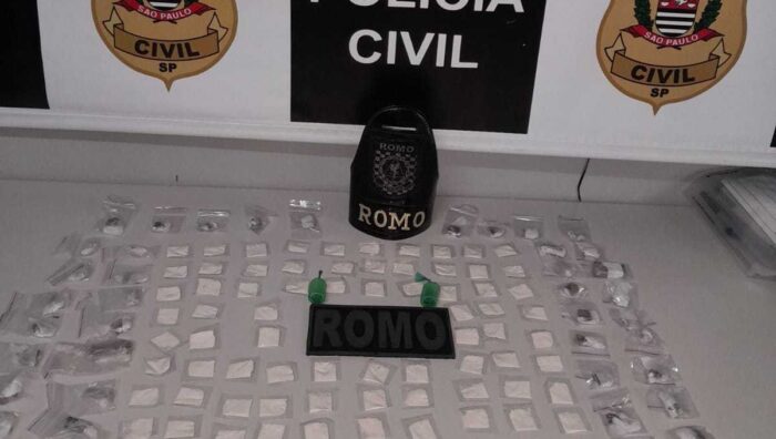 Romo localiza sacola com entorpecentes no Nova América
