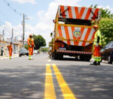 Rua Cidade de Diadema recebe nova sinalização