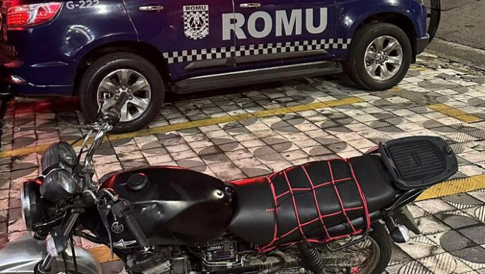 Romu localiza motocicleta irregular no Jardim Colorado