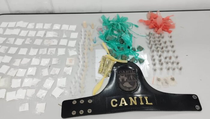 Canil localiza drogas no Jardim Europa