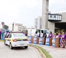Fundo Social arrecada 5,5 mil itens com drive-thru solidário