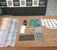 GCM prende três suspeitos e localiza 453 porções de entorpecentes