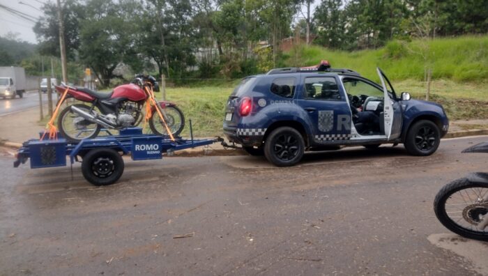 GCM recupera veículos com queixa de roubo e furto e recolhe motos irregulares