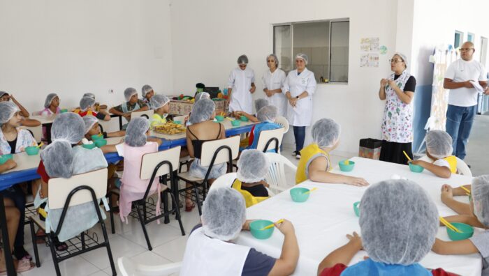 Suzano e UniPiaget realizam oficina sobre desperdício de alimentos no Parque Umuarama