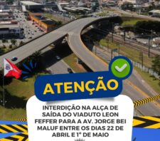 INTERDIÇÃO TEMPORÁRIA – VIADUTO LEON FEFFER