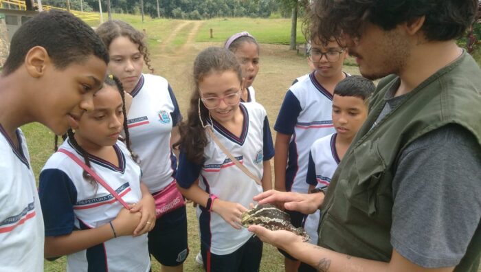 Alunos do Jardim São José participam de atividades sobre educação ambiental