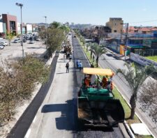 Trecho da rua Sete Setembro recebe nova pavimentação